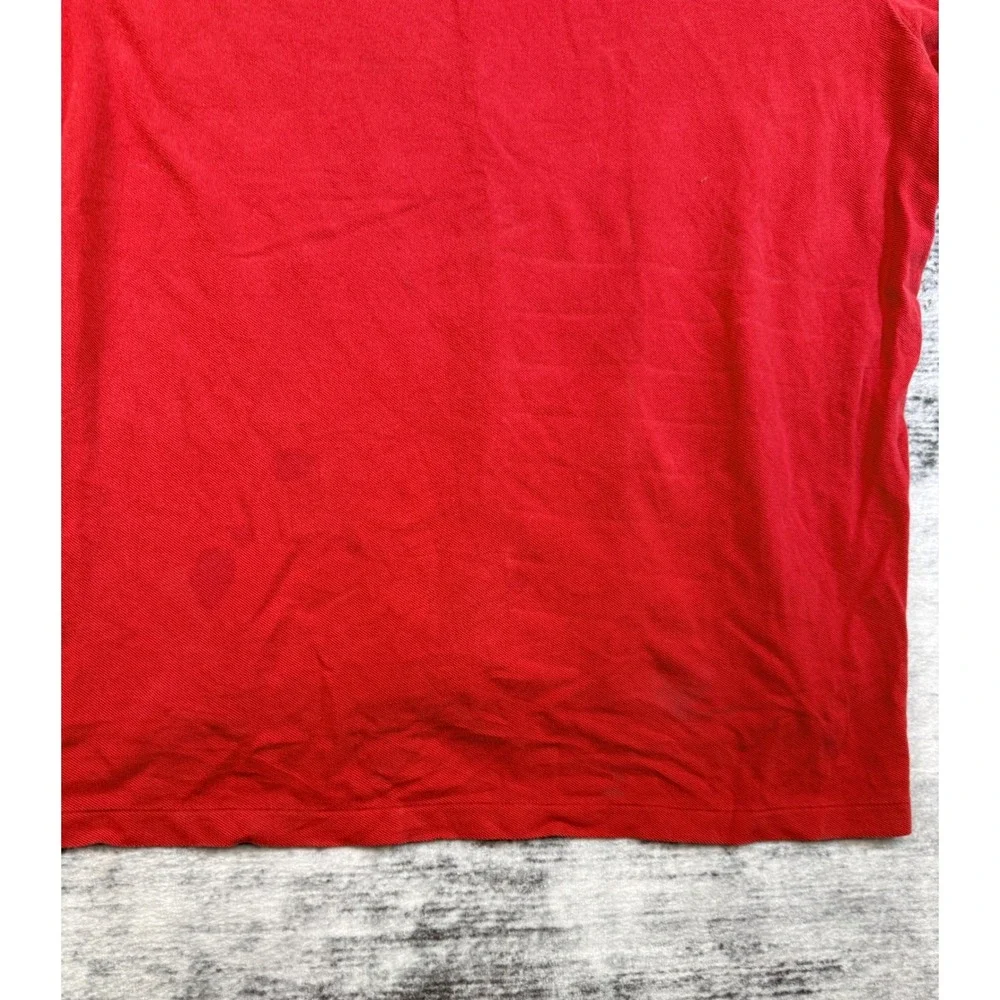 Polo Ralph Lauren Mens XXL Red Short Sleeve Pique Polo Shirt Classic Fit‎ Pony